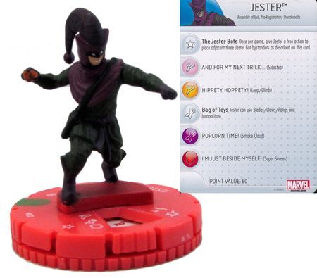 Jester 022 Civil War Storyline Marvel Heroclix Jester 022 Civil War Storyline Marvel Heroclix