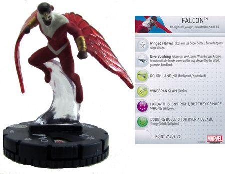 Falcon 023 Civil War Storyline Marvel Heroclix Falcon 023 Civil War Storyline Marvel Heroclix