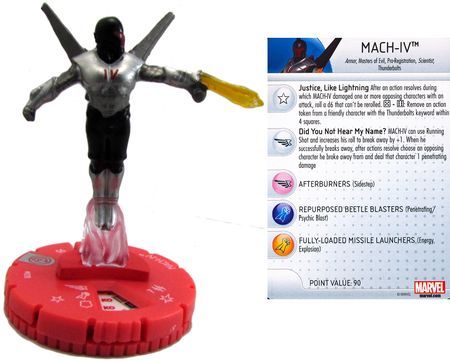 Mach IV 028 Civil War Storyline Marvel Heroclix Mach IV 028 Civil War Storyline Marvel Heroclix