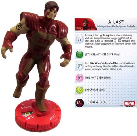 Atlas 030 Civil War Storyline Marvel Heroclix Atlas 030 Civil War Storyline Marvel Heroclix