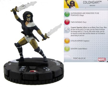 Coldheart 034 Civil War Storyline Marvel Heroclix Coldheart 034 Civil War Storyline Marvel Heroclix