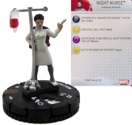 Night Nurse 105 Civil War Storyline Marvel Heroclix Night Nurse 105 Civil War Storyline Marvel Heroclix