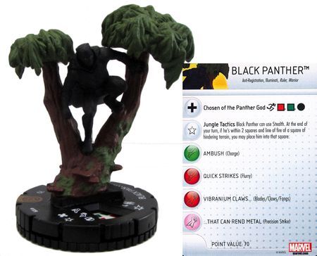 Black Panther 109 Civil War Storyline Marvel Heroclix Black Panther 109 Civil War Storyline Marvel Heroclix