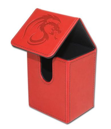 BCW Red Deck Case LX 1 DCLX RED Deck Boxes Gaming Storage BCW Red Deck Case LX 1 DCLX RED Deck Boxes Gaming Storage