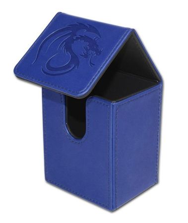 BCW Blue Deck Case LX 1 DCLX BLU Deck Boxes Gaming Storage BCW Blue Deck Case LX 1 DCLX BLU Deck Boxes Gaming Storage