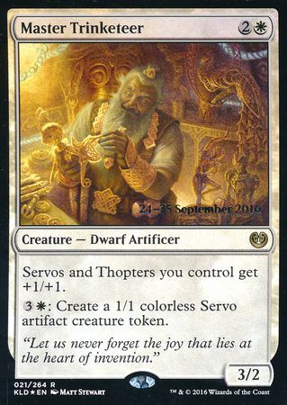Master Trinketeer 021 264 KLD Pre Release Foil Promo Magic The Gathering Promo Cards Master Trinketeer 021 264 KLD Pre Release Foil Promo Magic The Gathering Promo Cards