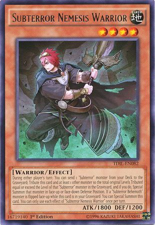 Subterror Nemesis Warrior TDIL ENSE3 Super Rare Limited Edition The Dark Illusion 1st Edition Singles Subterror Nemesis Warrior TDIL ENSE3 Super Rare Limited Edition The Dark Illusion 1st Edition Singles