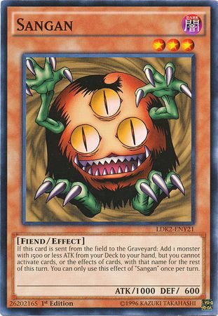 Sangan LDK2 ENY21 Common 1st Edition Legendary Decks II Yugi Sangan LDK2 ENY21 Common 1st Edition Legendary Decks II Yugi