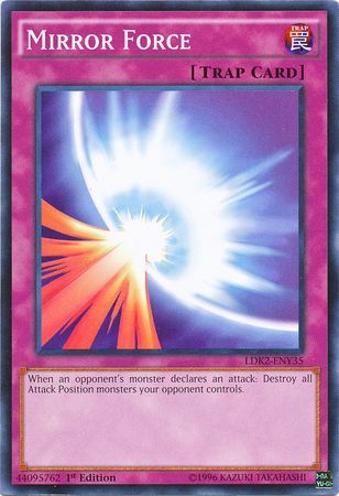 Mirror Force LDK2 ENY35 Common 1st Edition Legendary Decks II Yugi Mirror Force LDK2 ENY35 Common 1st Edition Legendary Decks II Yugi