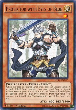 Protector with Eyes of Blue LDK2 ENK07 Common 1st Edition Protector with Eyes of Blue LDK2 ENK07 Common 1st Edition