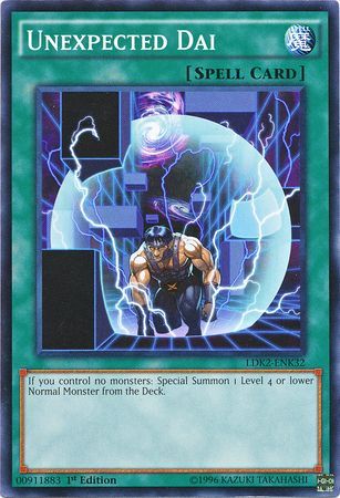 Unexpected Dai LDK2 ENK32 Common 1st Edition Legendary Decks II Kaiba Unexpected Dai LDK2 ENK32 Common 1st Edition Legendary Decks II Kaiba