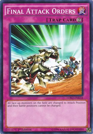 Final Attack Orders LDK2 ENK34 Common 1st Edition Legendary Decks II Kaiba Final Attack Orders LDK2 ENK34 Common 1st Edition Legendary Decks II Kaiba