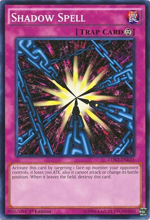 Shadow Spell LDK2 ENK35 Common 1st Edition Shadow Spell LDK2 ENK35 Common 1st Edition