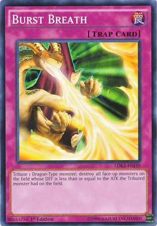 Burst Breath LDK2 ENJ39 Common 1st Edition Legendary Decks II Joey Burst Breath LDK2 ENJ39 Common 1st Edition Legendary Decks II Joey