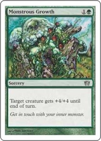 Monstrous Growth MTG 8th Edition Singles Monstrous Growth MTG 8th Edition Singles