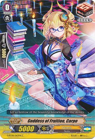 Goddess of Fruition Carpo G BT08 063EN Common C Goddess of Fruition Carpo G BT08 063EN Common C