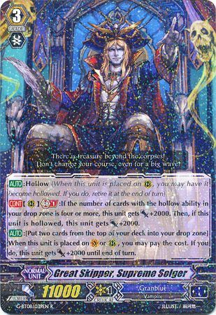 Great Skipper Supreme Solger G BT08 039EN Rare R G Booster Set 8 Absolute Judgment Singles Great Skipper Supreme Solger G BT08 039EN Rare R G Booster Set 8 Absolute Judgment Singles
