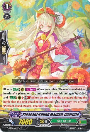 Pleasant sound Maiden Imarlute G BT08 099EN Common C Pleasant sound Maiden Imarlute G BT08 099EN Common C