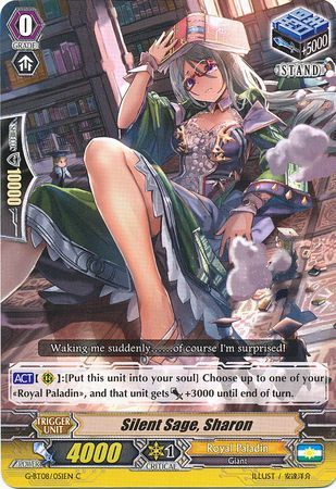 Silent Sage Sharon G BT08 051EN Common C Silent Sage Sharon G BT08 051EN Common C