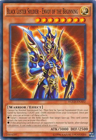 Yu-Gi-Oh Tournament Black Luster Soldier