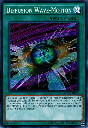 Diffusion Wave Motion YGLD ENB22 Common Unlimited Yugi s Battle City Deck Unlimited YGLD ENB Diffusion Wave Motion YGLD ENB22 Common Unlimited Yugi s Battle City Deck Unlimited YGLD ENB