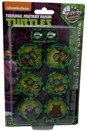 TNMT Heroes in a Half Shell Dice and Token Pack Heroclix Heroclix Sealed Product TNMT Heroes in a Half Shell Dice and Token Pack Heroclix Heroclix Sealed Product