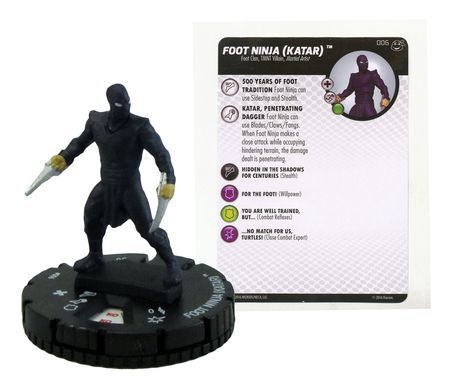Foot Ninja Katar 006 TMNT Heroes in a Half Shell Gravity Feed Heroclix Other TMNT Heroes in a Half Shell Singles Foot Ninja Katar 006 TMNT Heroes in a Half Shell Gravity Feed Heroclix Other TMNT Heroes in a Half Shell Singles