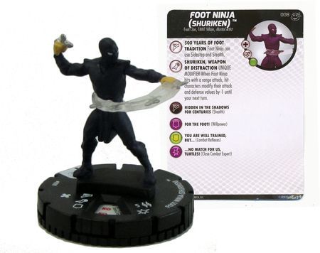Foot Ninja Shuriken 008 TMNT Heroes in a Half Shell Gravity Feed Heroclix Other TMNT Heroes in a Half Shell Singles Foot Ninja Shuriken 008 TMNT Heroes in a Half Shell Gravity Feed Heroclix Other TMNT Heroes in a Half Shell Singles