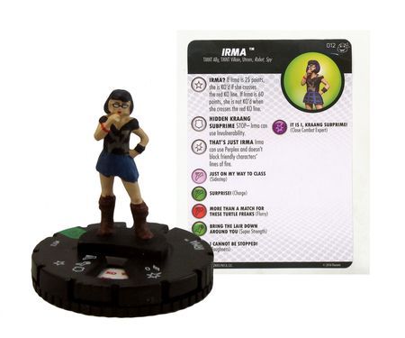 Irma 012 TMNT Heroes in a Half Shell Gravity Feed Heroclix Other TMNT Heroes in a Half Shell Singles Irma 012 TMNT Heroes in a Half Shell Gravity Feed Heroclix Other TMNT Heroes in a Half Shell Singles