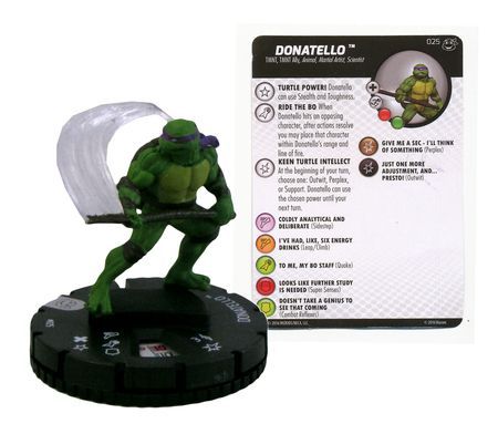 Donatello 025 TMNT Heroes in a Half Shell Gravity Feed Heroclix Donatello 025 TMNT Heroes in a Half Shell Gravity Feed Heroclix