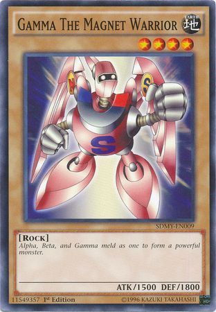 Gamma The Magnet Warrior SDMY EN009 Common 1st Edition Structure Deck Yugi Muto SDMY Gamma The Magnet Warrior SDMY EN009 Common 1st Edition Structure Deck Yugi Muto SDMY