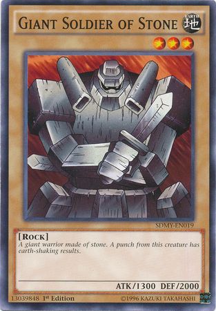Giant Soldier of Stone SDMY EN019 Common 1st Edition Structure Deck Yugi Muto SDMY Giant Soldier of Stone SDMY EN019 Common 1st Edition Structure Deck Yugi Muto SDMY
