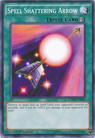 Spell Shattering Arrow SDMY EN030 Common 1st Edition Spell Shattering Arrow SDMY EN030 Common 1st Edition