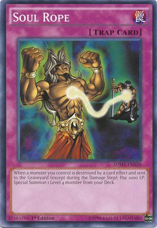 Soul Rope SDMY EN039 Common 1st Edition Structure Deck Yugi Muto SDMY Soul Rope SDMY EN039 Common 1st Edition Structure Deck Yugi Muto SDMY