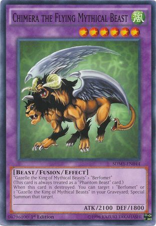 Chimera the Flying Mythical Beast SDMY EN044 Common 1st Edition Chimera the Flying Mythical Beast SDMY EN044 Common 1st Edition
