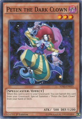 Peten the Dark Clown SDKS EN015 Common 1st Edition Peten the Dark Clown SDKS EN015 Common 1st Edition