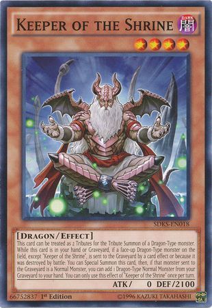 Keeper of the Shrine SDKS EN018 Common 1st Edition Keeper of the Shrine SDKS EN018 Common 1st Edition