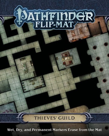 Pathfinder Thieves Guild Flip Mat Paizo PZO30053 Pathfinder Thieves Guild Flip Mat Paizo PZO30053