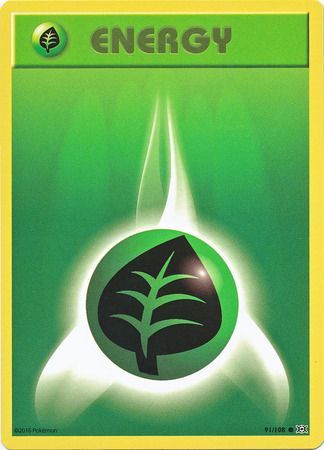 Grass Energy 91 108 Common XY Evolutions Singles Grass Energy 91 108 Common XY Evolutions Singles