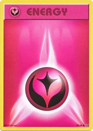 4x Pokemon XY Evolutions Fairy Energy 99/108  Common Card 