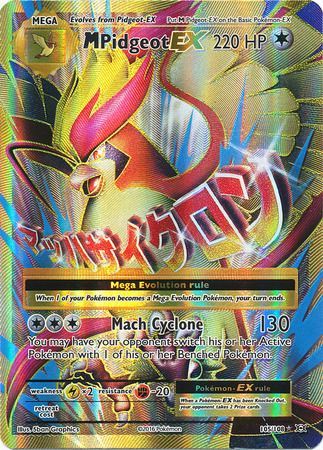 Pokemon XY Evolutions M Pidgeot 65/108 Ultra Rare Pokemon TCG Card 2016