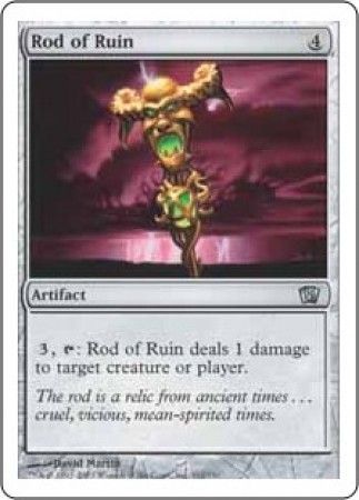 Rod of Ruin MTG 8th Edition Singles Rod of Ruin MTG 8th Edition Singles
