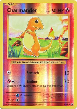 Pokemon - Charmander (9/108) - XY Evolutions - Reverse Holo