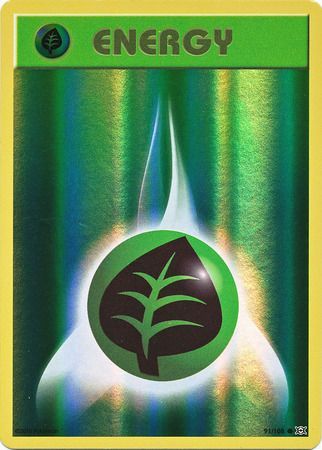 Pokemon Card Grass Energy Reverse Holo Champion's Path NM/M