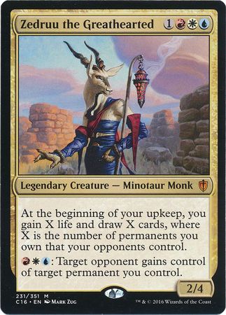 Zedruu the Greathearted 231 351 Commander 2016 Singles Zedruu the Greathearted 231 351 Commander 2016 Singles