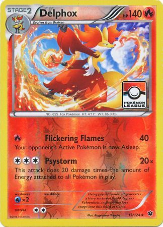Delphox 13 124 League Promo Delphox 13 124 League Promo