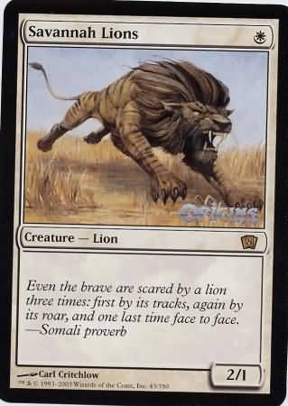 MAGIC~SAVANNAH LIONS~4ED~ENGLISH~LP