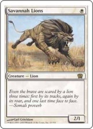 Savannah Lions MTG 8th Edition Singles Savannah Lions MTG 8th Edition Singles