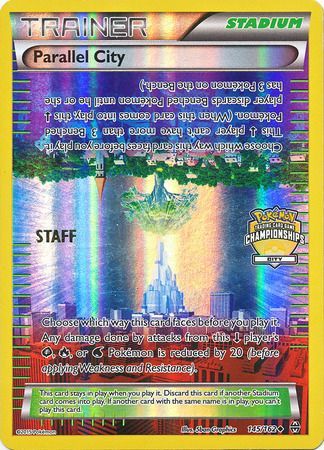 Parallel City 145 162 Staff City Championships 2015 Promo Pokemon Championship League Organized Play Promos Parallel City 145 162 Staff City Championships 2015 Promo Pokemon Championship League Organized Play Promos