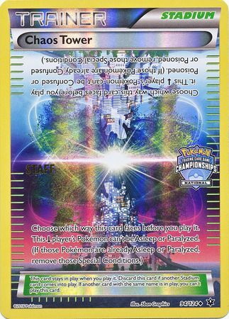 chaos tower pokemon card